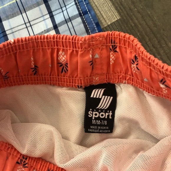 Boys Plaid Shirt and Bathing Suit‎ Bundle - Picture 2 of 10